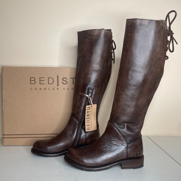 NWT BED STU Manchester Teak Glaze Riding Boots Size 6.5 - Picture 2 of 16